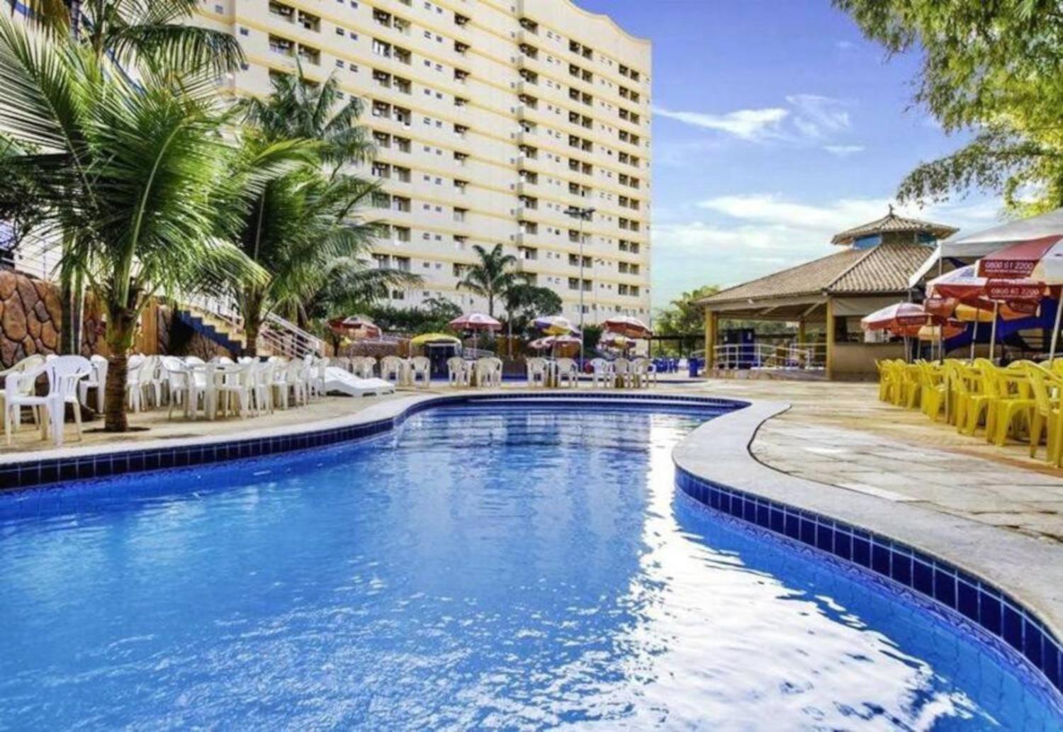Caldas Novas, Golden Dolphin Grand Hotel, Quarto Sala Cozinha Aconchegante, Ap 361 Bagian luar foto