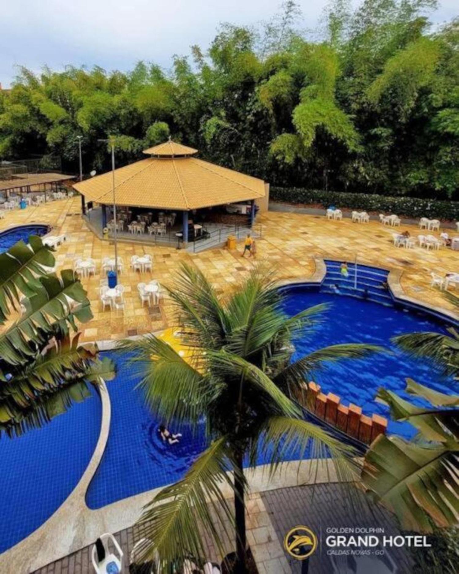 Caldas Novas, Golden Dolphin Grand Hotel, Quarto Sala Cozinha Aconchegante, Ap 361 Bagian luar foto