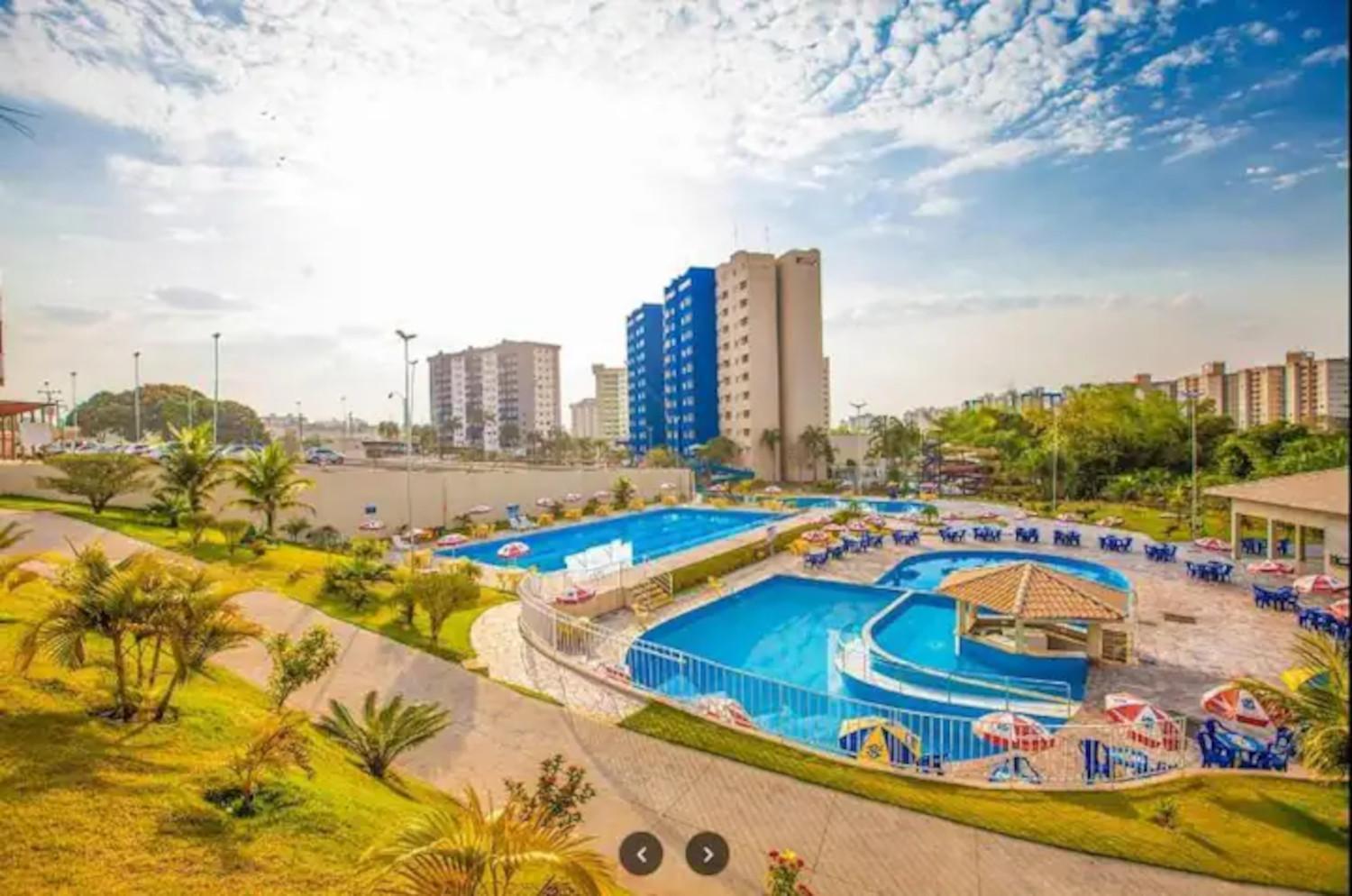 Caldas Novas, Golden Dolphin Grand Hotel, Quarto Sala Cozinha Aconchegante, Ap 361 Bagian luar foto