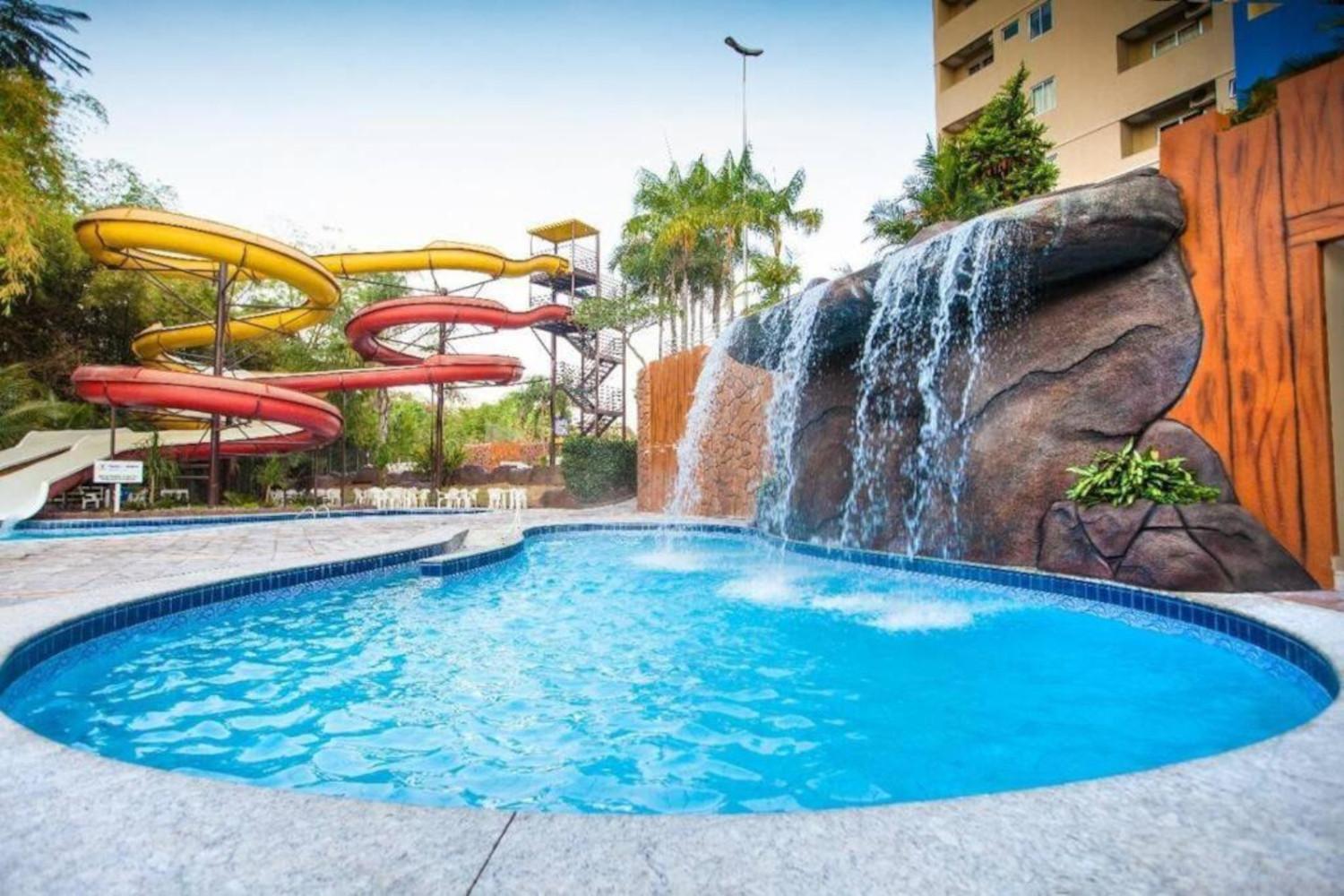 Caldas Novas, Golden Dolphin Grand Hotel, Quarto Sala Cozinha Aconchegante, Ap 361 Bagian luar foto