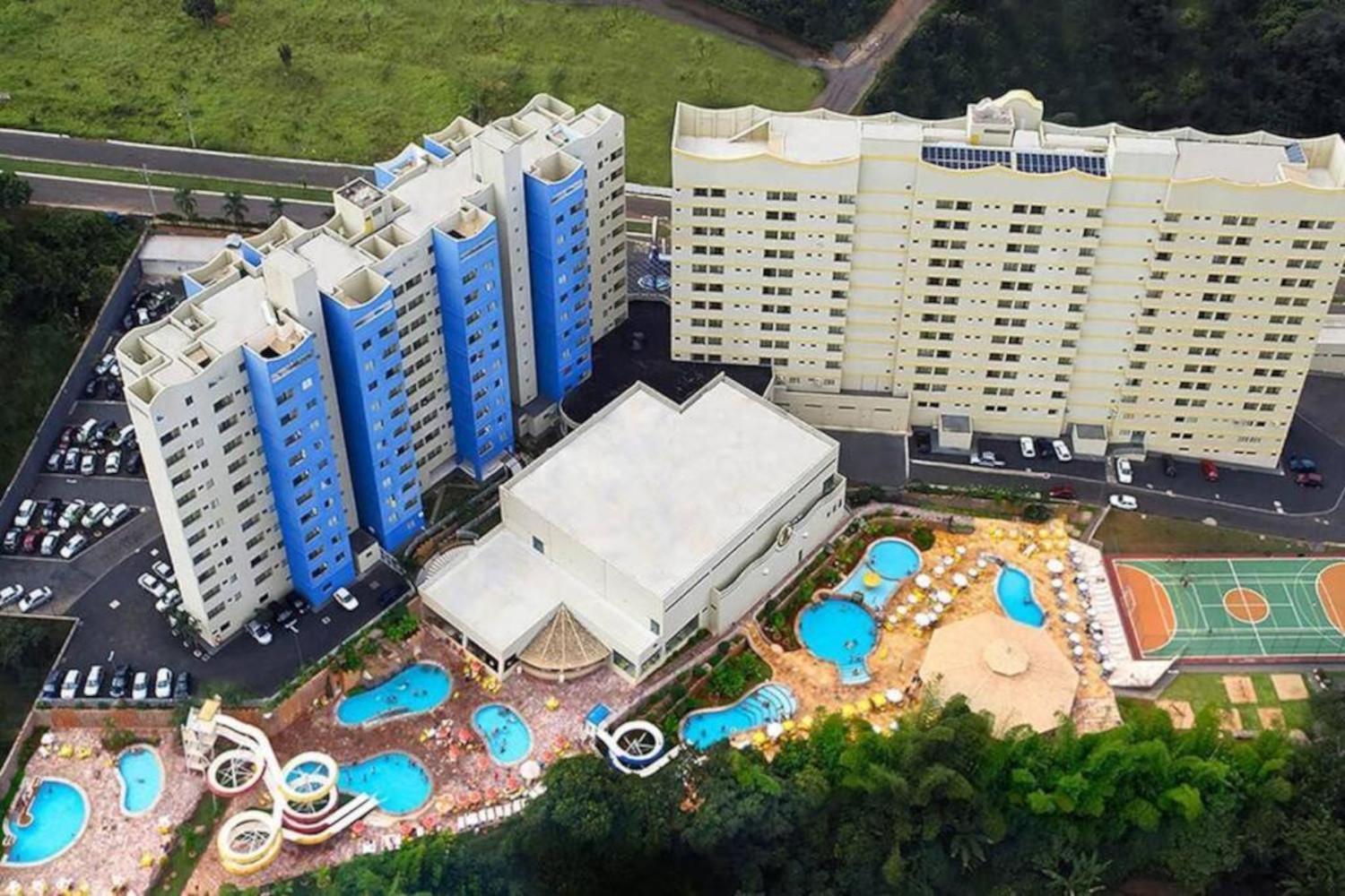 Caldas Novas, Golden Dolphin Grand Hotel, Quarto Sala Cozinha Aconchegante, Ap 361 Bagian luar foto