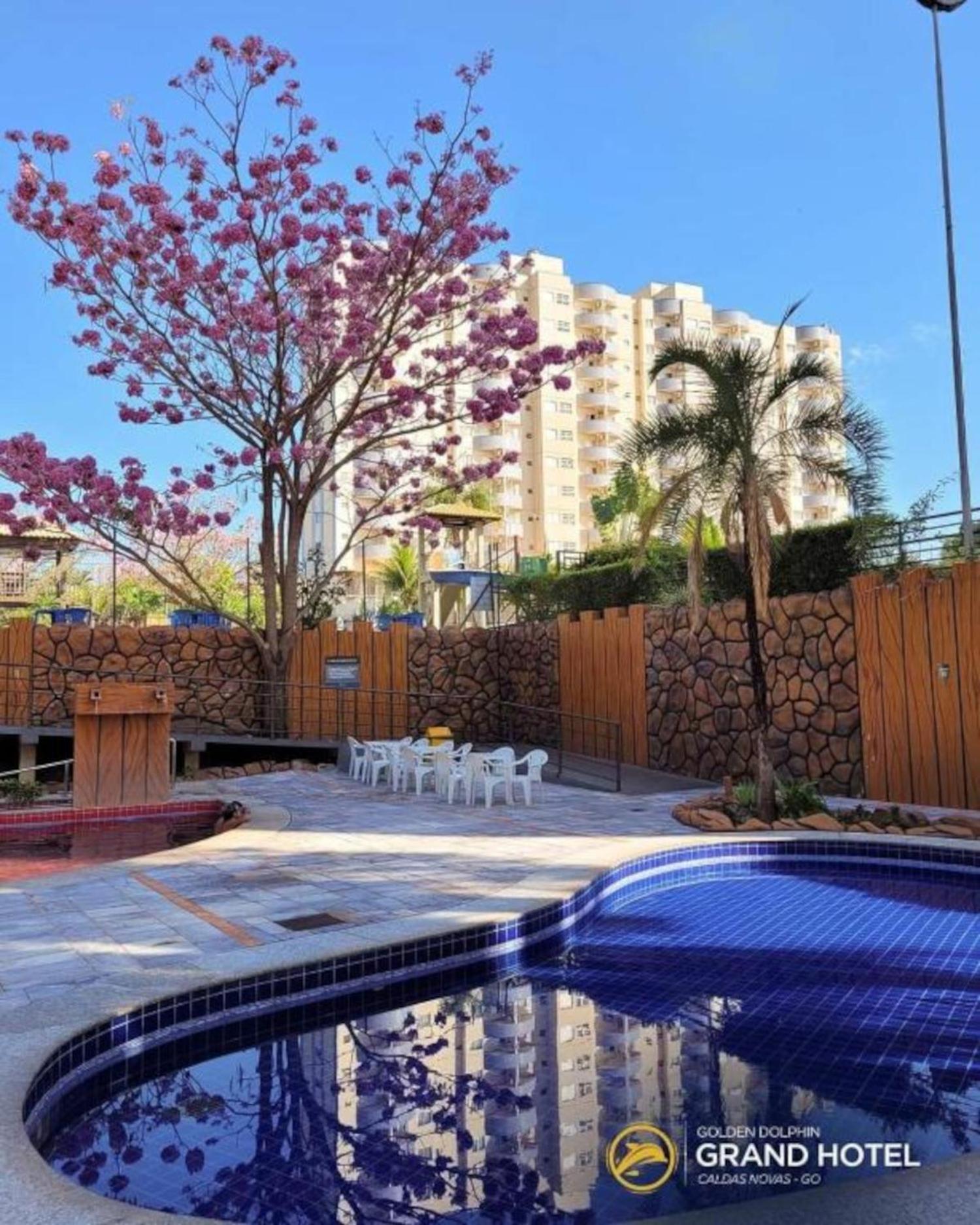 Caldas Novas, Golden Dolphin Grand Hotel, Quarto Sala Cozinha Aconchegante, Ap 361 Bagian luar foto