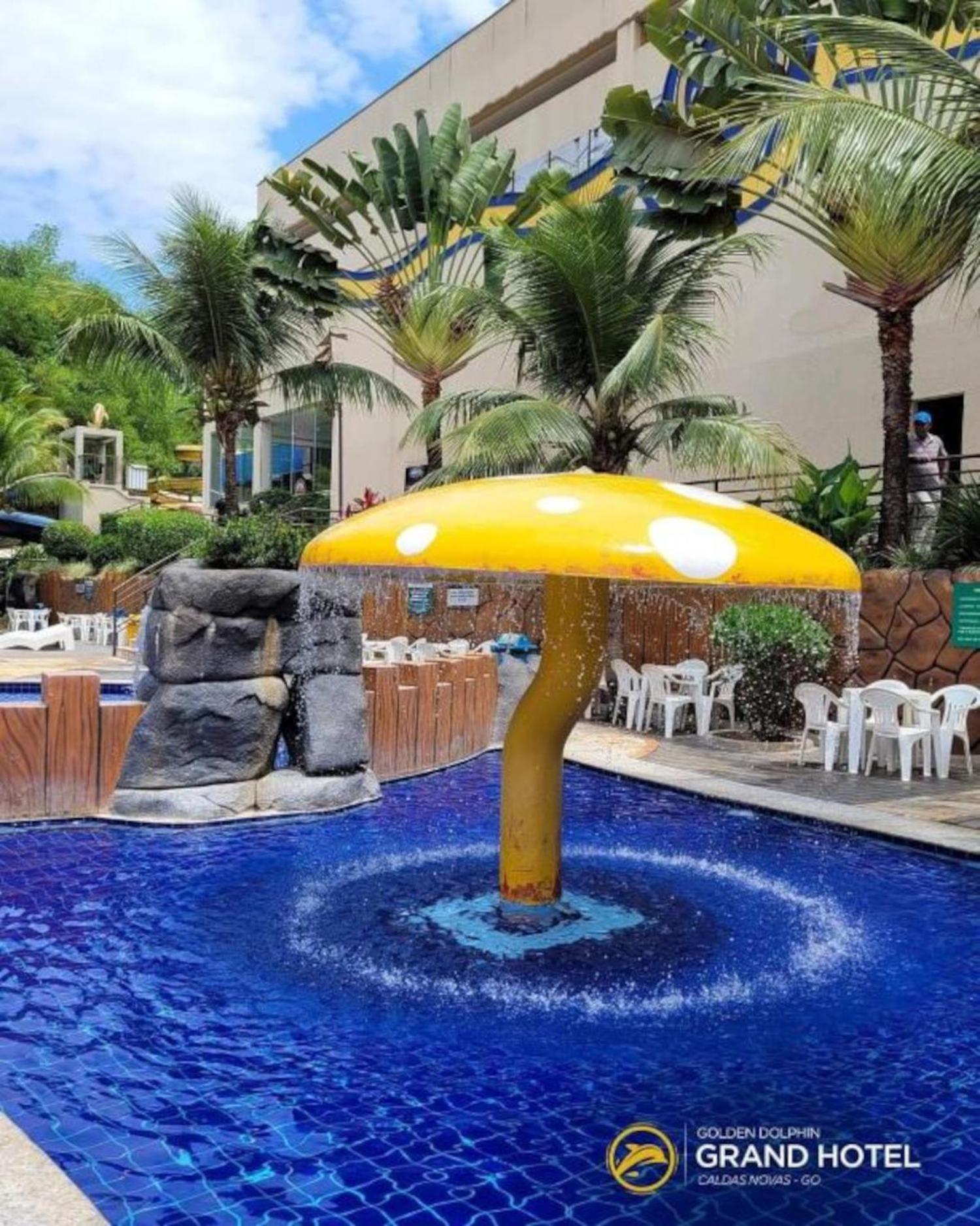 Caldas Novas, Golden Dolphin Grand Hotel, Quarto Sala Cozinha Aconchegante, Ap 361 Bagian luar foto