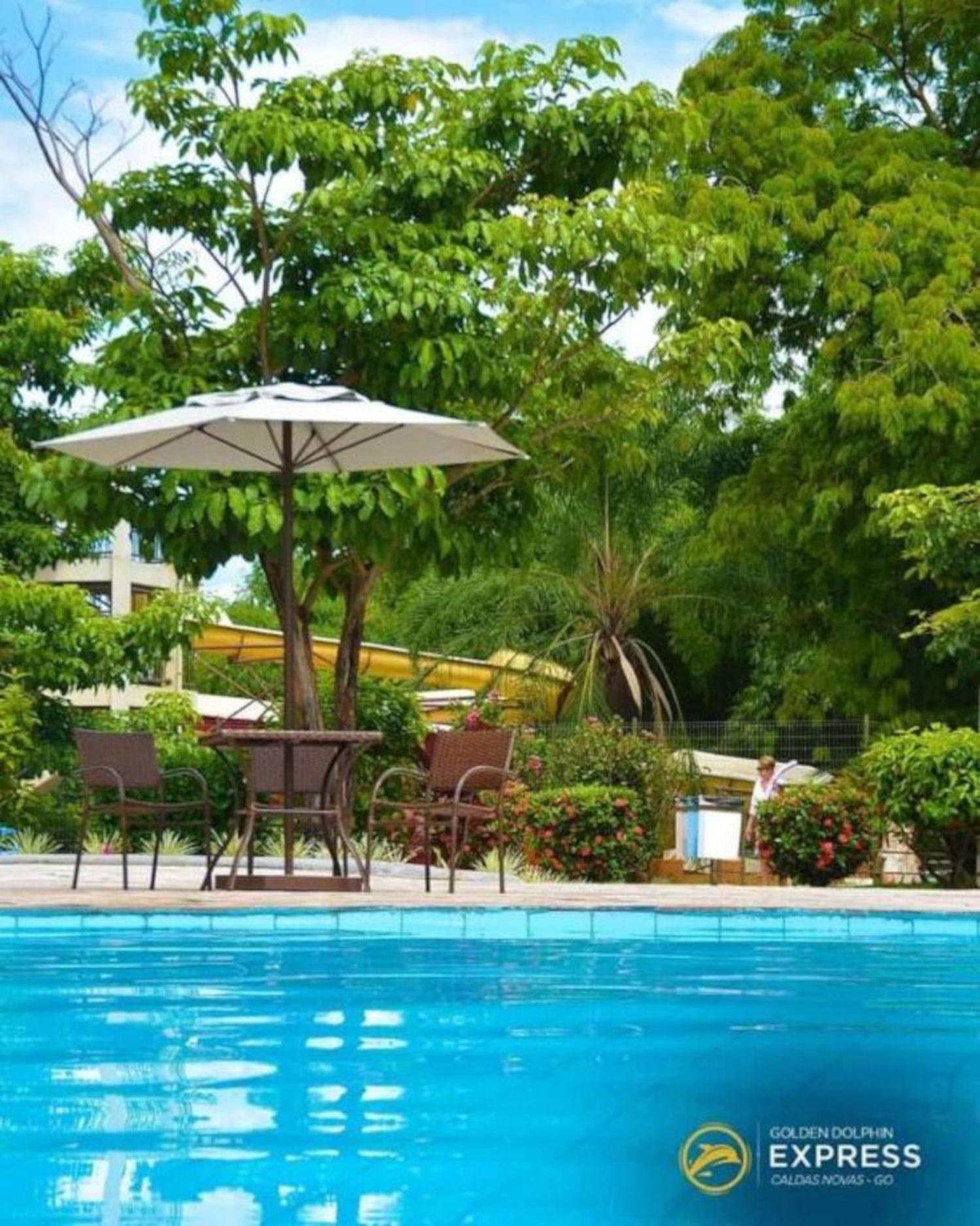 Caldas Novas, Golden Dolphin Grand Hotel, Quarto Sala Cozinha Aconchegante, Ap 361 Bagian luar foto